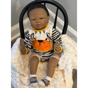 Reborn Gianna Doll African American By Melody Hess Dolls